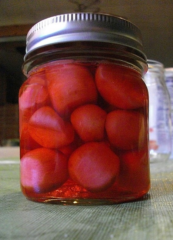 Pickled Cherry Radishes